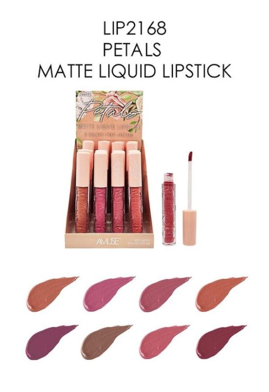 LABIAL LÍQUIDO MATE PETALS AMUSE