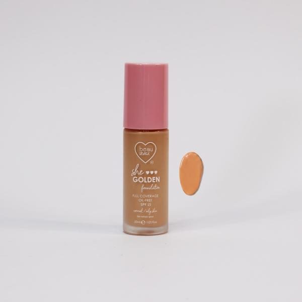 BASE LÍQUIDA SHE GOLD BEAU VISAGE TONO 2