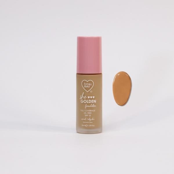 BASE LÍQUIDA SHE GOLD BEAU VISAGE TONO 3