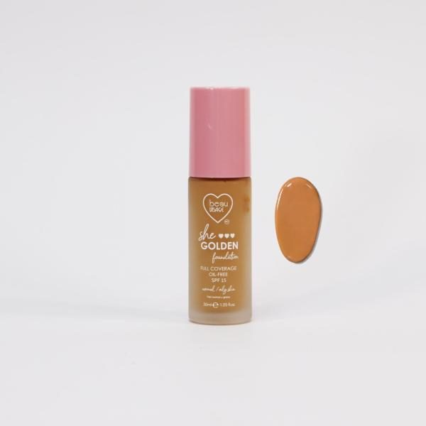 BASE LÍQUIDA SHE GOLD BEAU VISAGE TONO 4