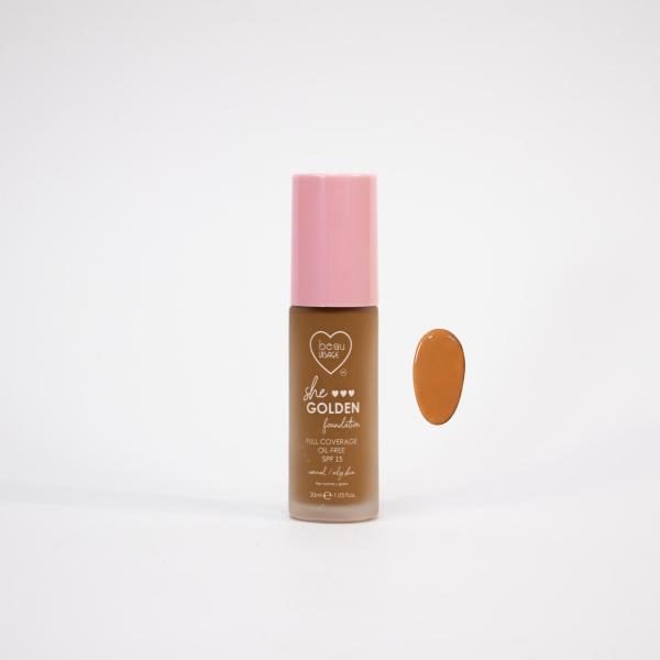 BASE LÍQUIDA SHE GOLD BEAU VISAGE TONO 5