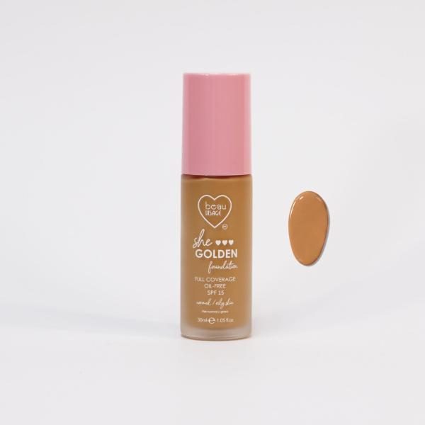 BASE LÍQUIDA SHE GOLD BEAU VISAGE TONO 6