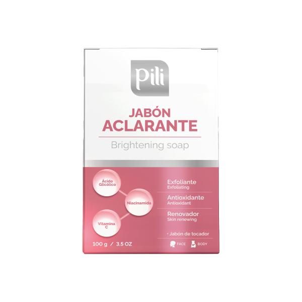 JABÓN ACLARANTE EN BARRA PILI