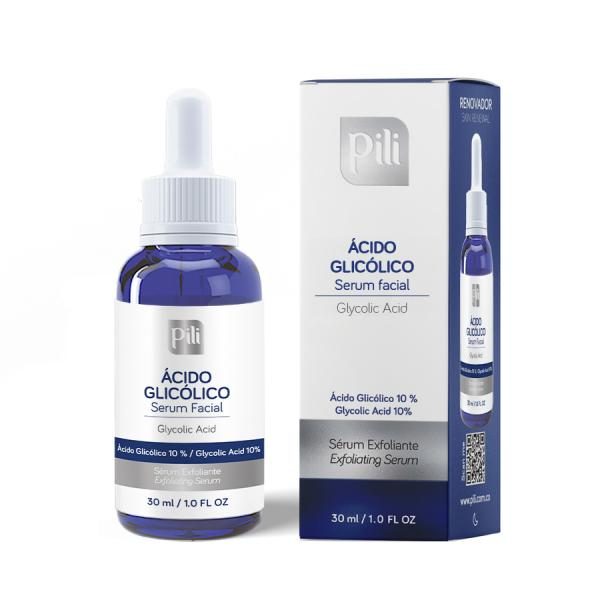 SERUM FACIAL ÁCIDO GLICÓLICO PILI 10%