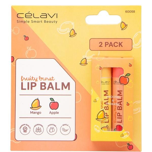 BALSAMO LABIAL MANGO APPLE FRUITY BURST CELAVI
