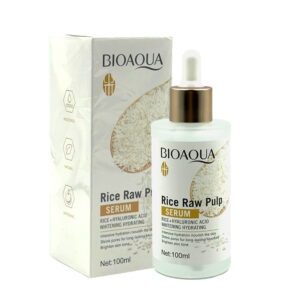 SERUM FACIAL ACLARANTE EXTRACTO ARROZ Y ACIDO HIALURONICO BIOAQUA