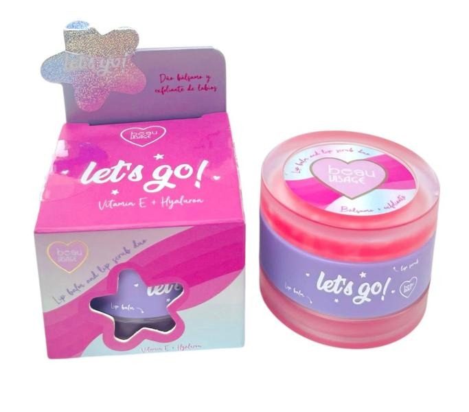BALSAMO Y EXFOLIANTE LABIAL LET'S GO BEAU VISAGE