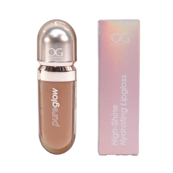 BRILLO DE LABIOS HIDRATADO PURE GLOW CON PURPURINA OG COSMETICS