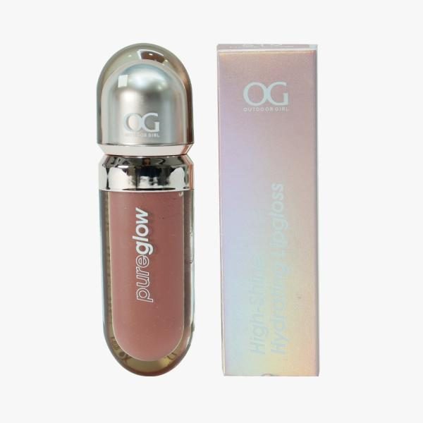 BRILLO DE LABIOS HIDRATADO PURE GLOW CON PURPURINA OG COSMETICS
