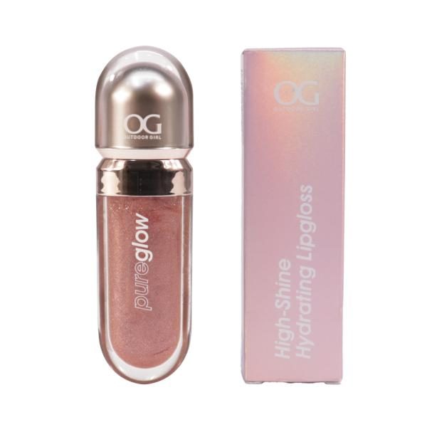 BRILLO DE LABIOS HIDRATADO PURE GLOW CON PURPURINA OG COSMETICS