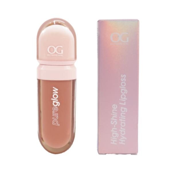 BRILLO DE LABIOS HIDRATADO PURE GLOW CON PURPURINA OG COSMETICS