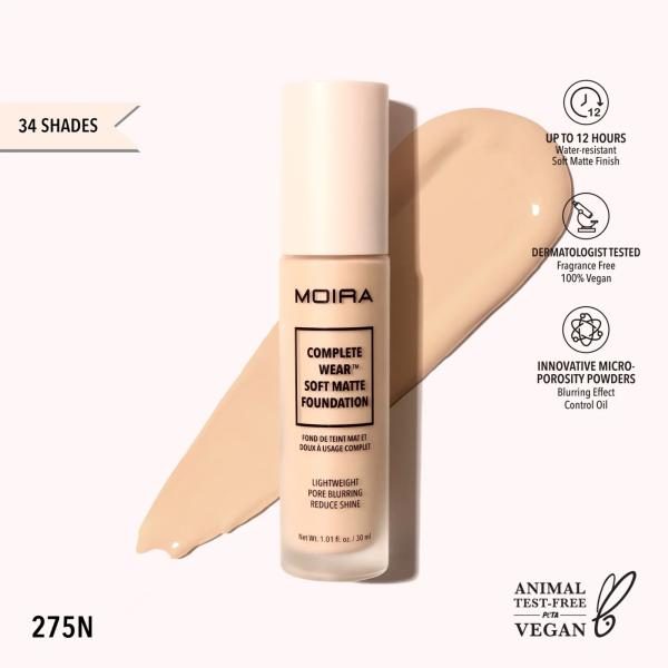 BASE LÍQUIDA SOFT MATTE 275N MOIRA