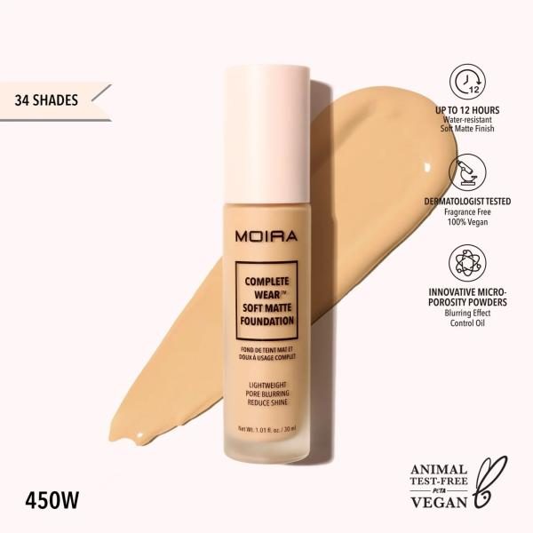 BASE LÍQUIDA SOFT MATTE 450W MOIRA