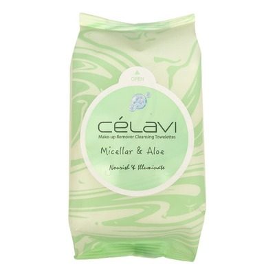 TOALLAS DESMAQUILLANTES AGUA MICELLAR Y ALOE VERA CELAVI