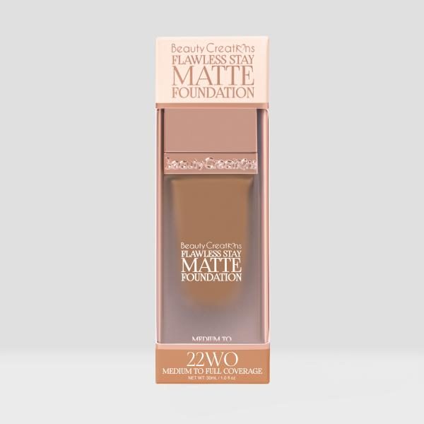 BASE LIQUIDA FLAWLESS STAY MATTE FOUNDATION BEAUTY CREATIONS