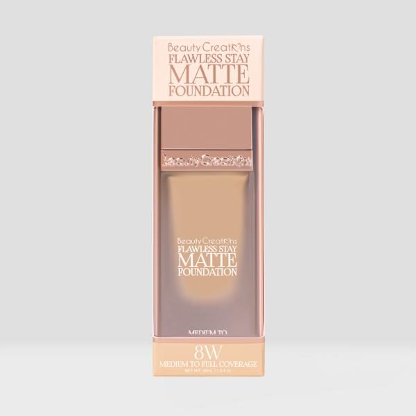 BASE LIQUIDA FLAWLESS STAY MATTE FOUNDATION BEAUTY CREATIONS