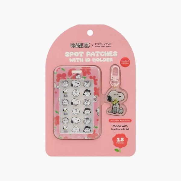 PARCHE FACIAL CON LLAVERO PEANUTS SNOOPY SPOT CELAVI