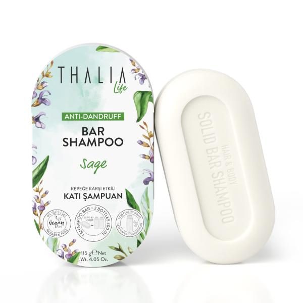 SHAMPOO EN BARRA EXTRACTO DE SALVIA ANTICASPA THALIA