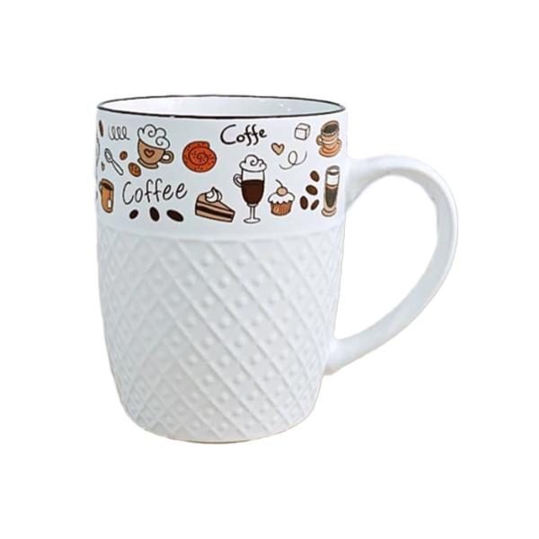 VASO CERAMICA CON DECORACIÓN