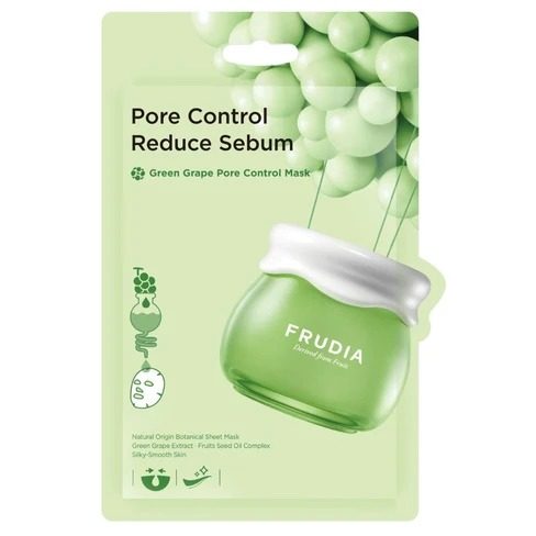 MASCARILLA CONTROLADORA DE POROS CON UVA VERDE FRUDIA