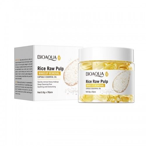 CAPSULAS DESMAQUILLANTE CON ACEITE DE ARROZ BIOAQUA