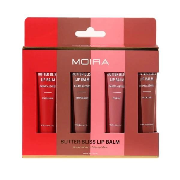 SET DE BALSAMOS LABIALES BUTTER BLISS LIP BALM MOIRA