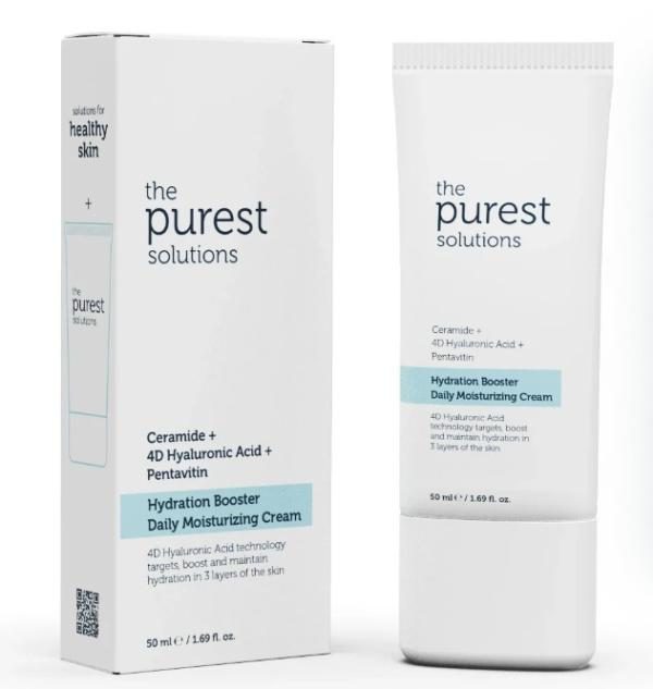 CREMA FACIAL HYDRATION BOOSTER DAILY MOISTURIZING CERAMIDE + 4D HYALURONIC ACID + PENTAVITIN THE PUREST