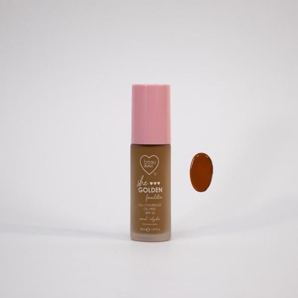 BASE LÍQUIDA SHE GOLD BEAU VISAGE TONO 9