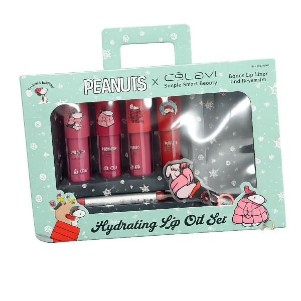 SET DE BRILLO LABIAL CON LLAVERO Y DELINEADOR CELAVI
