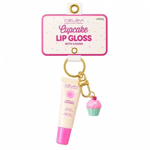 BRILLO LABIAL CUPCAKE CON LLAVERO CELAVI