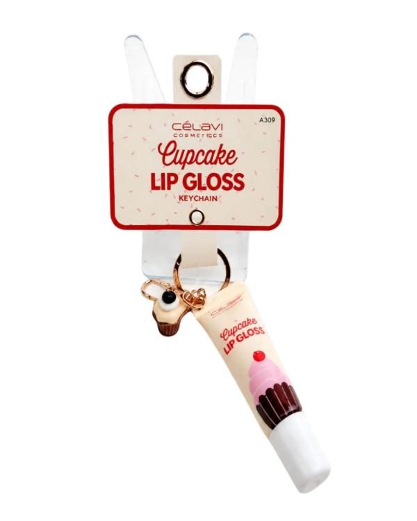 BRILLO LABIAL CON LLAVERO CUPCAKE CON LLAVERO CELAVI