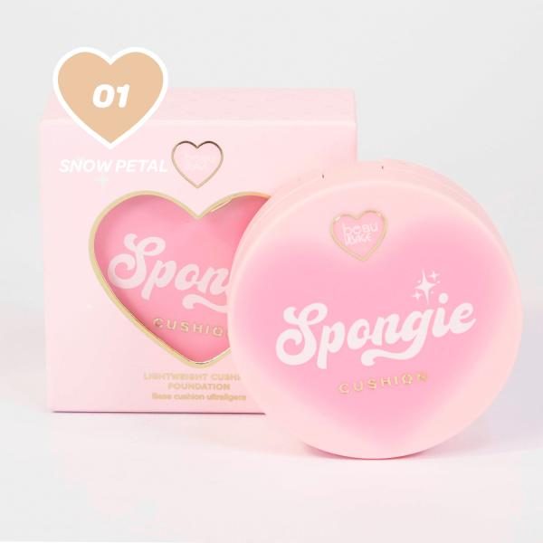 CUSHION SPONGIE ULTRA LIGERA SNOW PETAL BEAU VISAGE