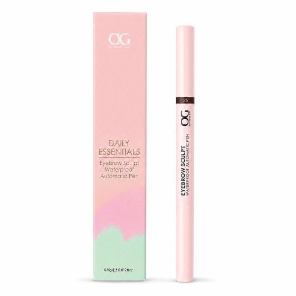 LAPIZ DE CEJAS CON CEPILLO WATERPROOF DAILY ESSENTIALS OG COSMETICS
