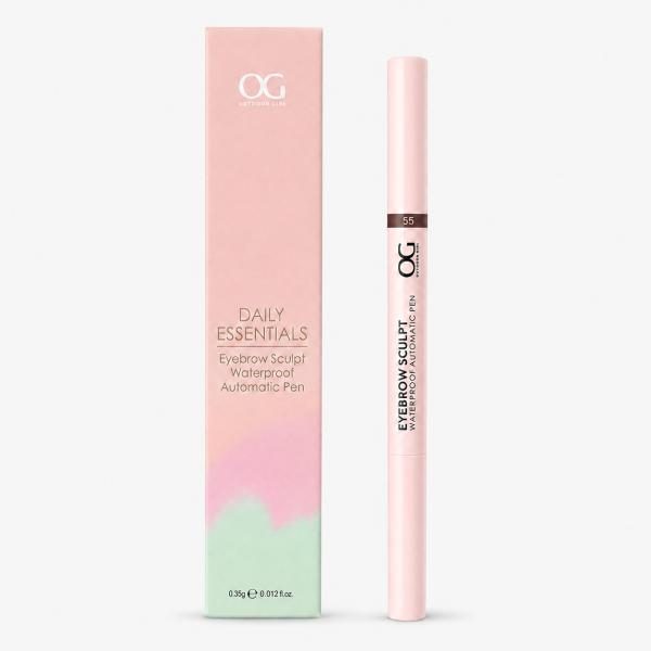 LAPIZ DE CEJAS CON CEPILLO WATERPROOF DAILY ESSENTIALS OG COSMETICS