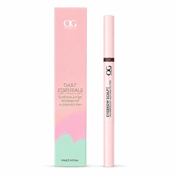 LAPIZ DE CEJAS CON CEPILLO WATERPROOF DAILY ESSENTIALS OG COSMETICS
