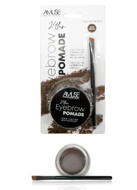 GEL DE CEJAS 24HR AMUSE FE759-2 CAFE OSCURO