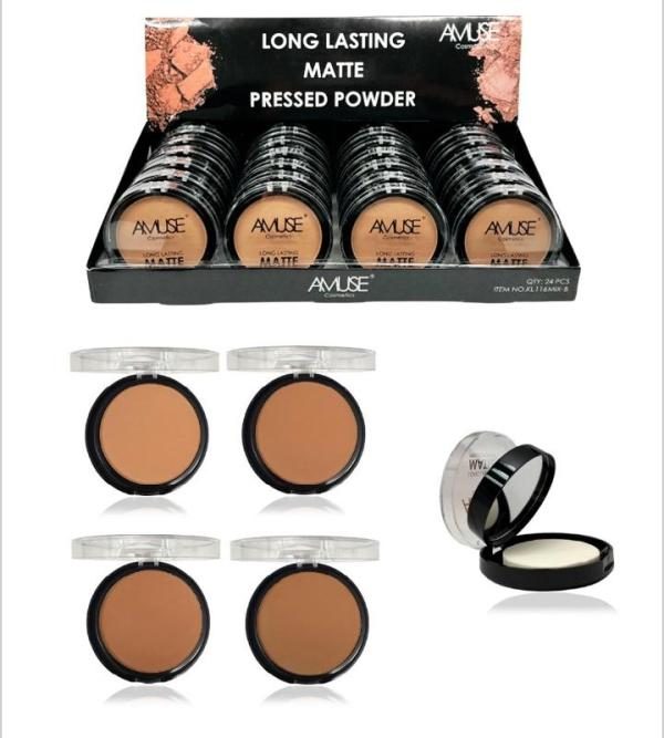 POLVO COMPACTO MATE AMUSE KL116MIX-B