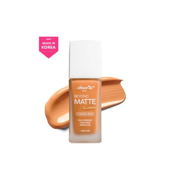 BASE LIQUIDA MATTE CARAMEL BEIGE AMOR US BEYOND