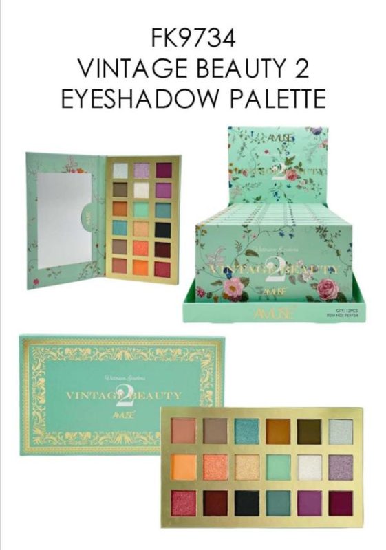 PALETA DE SOMBRAS VINTAGE BEUATY 2 AMUSE