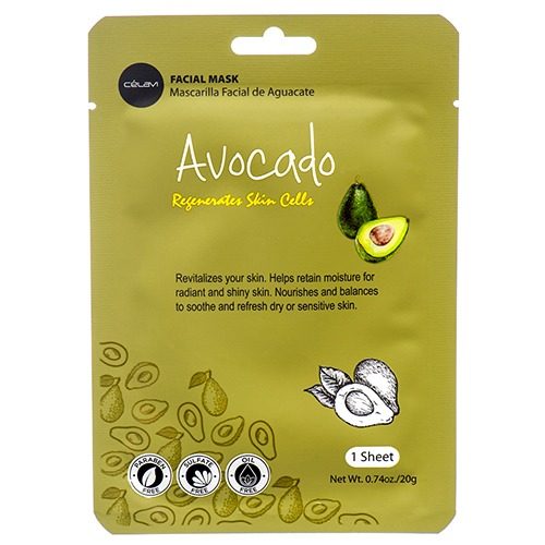 MASCARILLA FACIAL DE AGUACATE CELAI