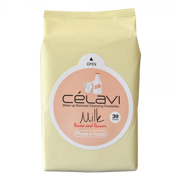 TOALLITA DESMAQUILLANTE LECHE CELAVI MT008