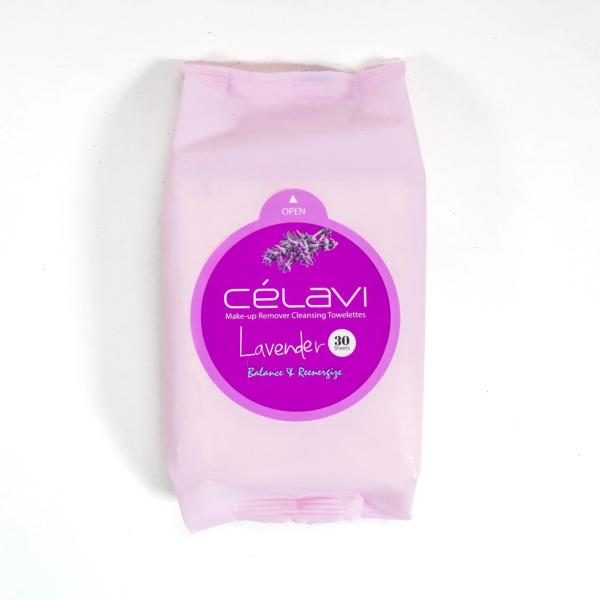TOALLA DESMAQUILLANTE DE LAVANDA, CELAVI