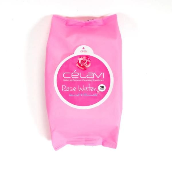 TOALLA DESMAQUILLANTE DE AGUA DE ROSAS CELAI