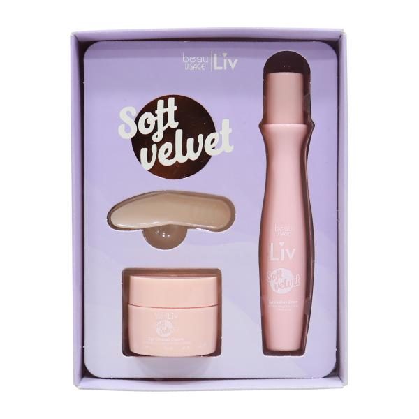 KIT DE CONTORNO Y CREMA PARA OJOS SOFT VELVET BEAU VISAGE