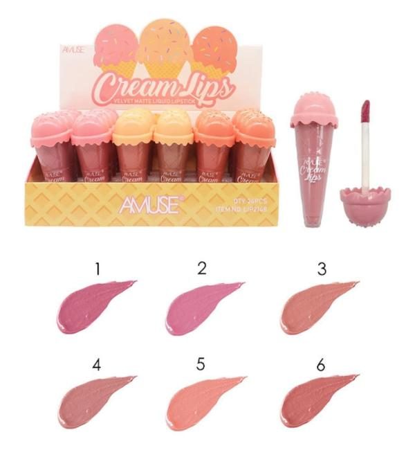 LABIAL LIQUIDO AMUSE CREAM LIPS
