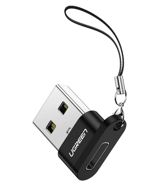 ADAPTADOR OTG USB TIPO A MACHO A TIPO C HEMBRA US280 50568 UGREEN