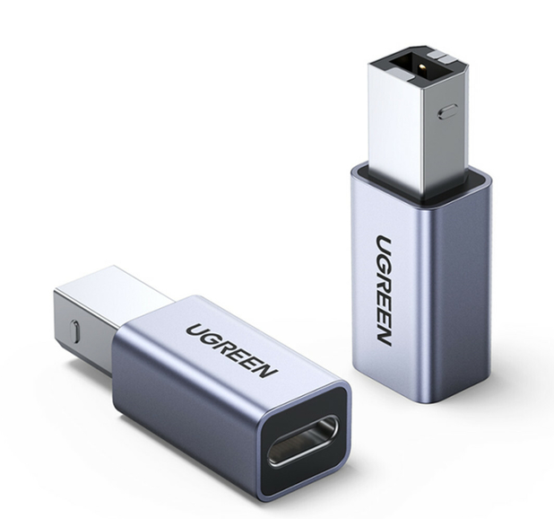 ADAPTADOR USB TIPO C A USB TIPO B IMPRESORA US382 20120 UGREEN