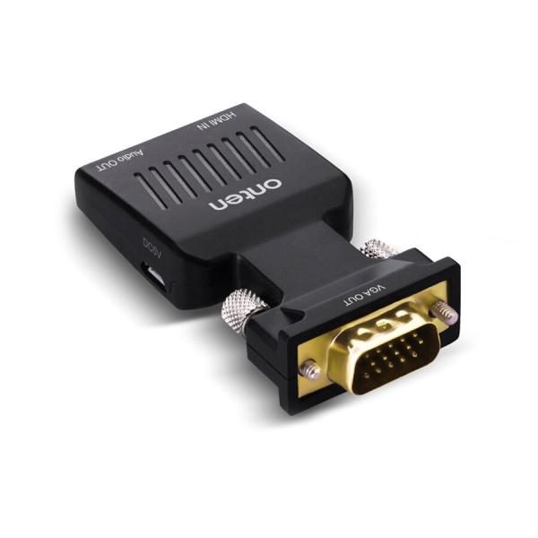 ADAPTADOR HDMI A VGA AUDIO DC OTN-7557 ONTEN