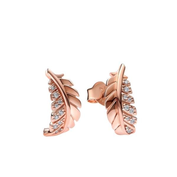 ARETES FLOTANTE PLUMA