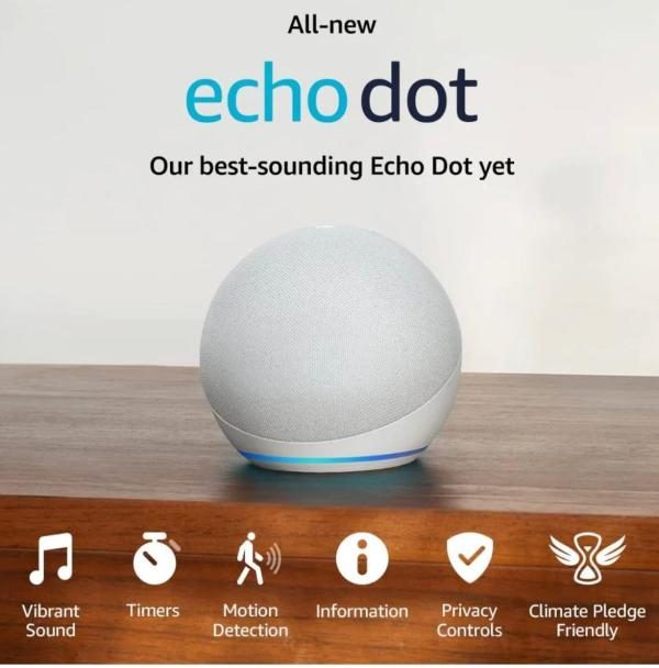 Echo Dot 5th Generación Smart Speaker With Alexa